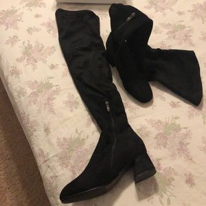 Black over the knee
